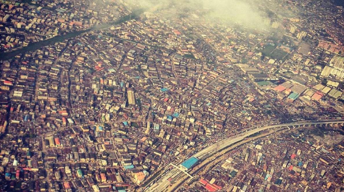 Aerial view of Lagos